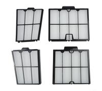 Wodsty Lot de 4 panneaux filtrants ultra-fins lavables pour Dolphin Active 20, 30, pour robot nettoyeur M600, haute efficacité de capture, installation numérotée, 4 unités