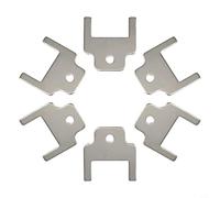 Wodsty Lot de 6 clés distributrices d'essuie-tout en acier inoxydable pour Kimberly Clark 770301 e rechange en métal robuste avec trou de portabilité pour bureau, école, institution