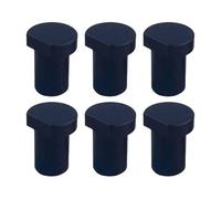 Wodsty Lot de 6 mâchoires de serrage en alliage d'aluminium pour établis de trou de chien de 19/20 mm, butées d'établi de travail du bois pour fraisage, coupe et meulage