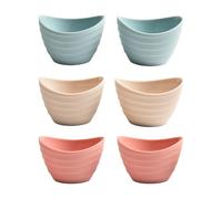 Wodsty Lot de 6 tasses à mesurer en silicone, capacité de 100 ml, outils de cuisson flexibles et robustes pour assaisonnements d'eau sucrée, légers pour la maison et l'extérieur