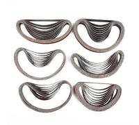 Wodsty Lot de 60 bandes abrasives 13 x 457 mm Grain 40/60/80/120/180/240 pour Black & Decker Power Files BD 280, BD 282 E, BD 290, BD 292 E, KA 290, KA 292, KA 292 E, KA 293 E