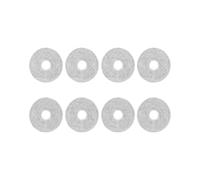 Wodsty Lot de 8 serpillères de rechange pour robot aspirateur Plus 415 mm | Roomba 415 Combo Lingettes de nettoyage de rechange pour robot aspirateur avec système DualClean SmartScrub