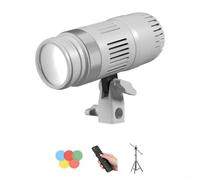 Wodsty Lumière de remplissage LED professionnelle avec température de couleur 3500 K-6500 K, angle réglable de 10 à 50 °, boîtier ABS + PC, parfait pour les flux en direct et la lumière de contour (Y3