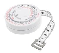 Wodsty Mètre ruban rétractable avec calculatrice, indice de masse corporelle (IMC) 150 cm pour mesurer la taille, la poitrine, les hanches, les cuisses