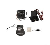 Wodsty Micros piézo pour guitare violoncelle violon banjo | EQ intégré, tuner LED, électronique active, son clair, idéal pour la scène et le studio