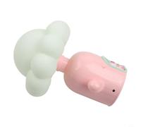 Wodsty Mignon panda LED pour veilleuse USB, lampe de table de dessin animé, blanc chaud 3200 K, pour lampe décorative pour chambre d'enfant, côté lit, interrupteur à bouton-poussoir, vert (rose)