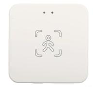 Wodsty mmWave Capteur de présence pour détection humaine Zigbee 360° Portée 10 m Mesure de la luminosité 0-3000 Lux pour éclairage automatique Studvin Application Compatible Blanc (version Zig-bee)