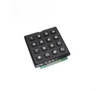Wodsty Module de clavier matriciel 16 touches 4 x 4, clavier industriel avec scan de colonne de rangée, module PCB léger 17 g, peu encombrant pour projets électroniques (12 touches)