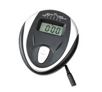 Wodsty Moniteur d'exercice pour vélo de fitness, affichage de la vitesse, du temps et de la distance avec connecteur rond, en plastique ABS, design léger, 170 x 133 mm, noir