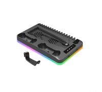 Wodsty P5 Support de refroidissement double ventilateur RGB vertical support console accessoires