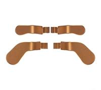 Wodsty Palettes de jeu en aluminium pour Xbox pour Elite Series 2, leviers de rechange adaptés avec précision pour manette, accessoires métalliques durables en différents (noir)