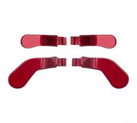 Wodsty Palettes de jeu en aluminium pour Xbox pour Elite Series 2, leviers de rechange ajustés avec précision pour manette, accessoires métalliques durables en différents (rouge)