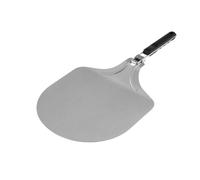 Wodsty Pelle à pizza pliable en acier inoxydable de 30,5 cm - Spatule ovale de transfert de gâteau pour pâtisserie, camping, voyage, 62,2 x 30,4 cm