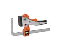 Wodsty Pince de bord à cliquet pour scie à table, système de rail de clôture, 15,2 à 147,2 cm, avec coussinet antidérapant, orange, 1 pièce