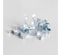 Wodsty Pinces à ressort en acier au manganèse avec base étroite, clips à outils caoutchoutés pour garage et abri de jardin, solution de rangement antidérapante pour balais et brosses
