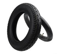 Wodsty Pneu et Chambre à Air 16x3.0 pour Vélo Électrique, Caoutchouc Butyle Valve Coudée, Robuste Antidérapant(16x3.5)