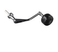 Wodsty Poignée de moulinet pour moulinet Activecast Cast, fibre de carbone | Poignée de manivelle pour moulinet Shimano Activecast CNC en métal et fibre de carbone pour gaucher et droitier