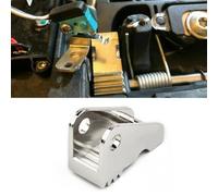 Wodsty Poignée de porte de voiture compatible avec Tesla Model S 2012-2019, pour une réaction de pagaie en métal robuste, finition argentée, compatible avec OEM 1042845-00-B, Sy Install