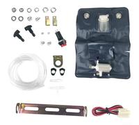 Wodsty Pompe de lave-glace 12 V avec kit de sac d'eau de 1 l | Connexion directe 12 V, Plug and Play, pas de câblage supplémentaire, pour tous les véhicules
