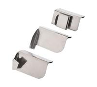 Wodsty Positionneur de tissu anti-roulis et guide de couture surjeteuse pour machines à coudre, construction métallique, lot de 3