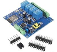 Wodsty Programmable pour carte de développement esp32, 5 V 4 voies pour relais, WiFi BLE, entrée AC 220 V, pour l'apprentissage IoT et le contrôle sans fil