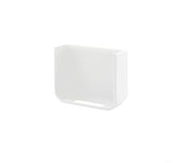 Wodsty R36S Solution de rangement pour mur perforé SKADIS - Support mural pour consoles de jeux en pla, design compact 22 x 21 x 17 cm, organisateur pour équipement de jeu, noir (blanc)
