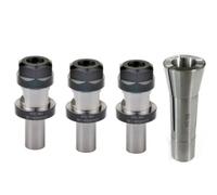 Wodsty R8 ER20 Kit de mandrin de serrage avec tige TTS 1,9 cm pour fraiseuse CNC, ensemble de 3 pièces pour porte-outils TTS avec écrou de serrage