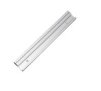 Wodsty Rail à onglet en T de type 45 avec fente d'échelle, rail en T en alliage d'aluminium pour table de routeur, scie à table et scie à ruban, options de longueur de 30 à 60 cm