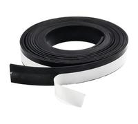 Wodsty Rail de protection pour échardes de 3 m de long 299,7 cm, largeur 22 mm, hauteur 2 mm, matériau noir, pour 194418-6