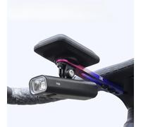 Wodsty Rallonge en alliage d'aluminium pour support d'ordinateur de vélo, compatible avec caméra et lumière, légère 35 g, rose violet