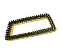 Wodsty Reacement For Stm Mop Brosse Hd pour Karcher Série Sc1-5 et Ctk1020 - Poils Lon détachables, résistant aux températures H, surface clning 15,6 x 6 cm, options noir et transparent