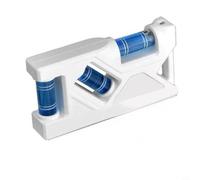 Wodsty Règle de niveau magnétique 3 en 1 pour Mini outil de mesure de haute précision avec boîtier ABS résistant aux chocs pour installation de cadre de porte, blanc