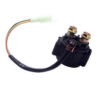 Wodsty Relais de démarreur électromagnétique noir pour moto | Relais de démarrage pour moto, interrupteur électromagnétique solénoïde comme pièce de rechange