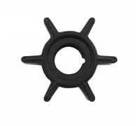 Wodsty Roue de pompe à eau compatible avec pour mercury pour mariner 2.5-6 pour ps hors-bord, remplace OE 369-65021-1 47-16154-3, 6 pales noires