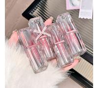 Wodsty Rouge à lèvres humide avec brillance miroir pour lèvres sèches (5#) | Effet miroir pour la brillance, la texture humide, dissimule la sécheresse, éclaircissement naturel, application unique