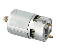 Wodsty RS775 Moteur 11 dents 18 V CC pour scie sabre, scie sauteuse et outils de perceuse électrique avec ventilateur de refroidissement, argenté