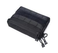 Wodsty Sac banane d'extérieur pour la chasse et le cyclisme, pochette tactique en nylon 1000D avec poches en maille et sangles élastiques pour le camping et la pêche