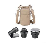 Wodsty Sac compatible avec le ventilateur ChillPill - Sac de protection en nylon avec cordon tour de cou - Ventilateur portable pour voyage, extérieur (beige)