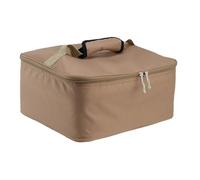 Wodsty Sac de rangement pour réservoir de gaz pour camping en plein air, sac à main portable pour réchaud à gaz et pot de transport, tissu Oxford 600D avec séparateurs amovibles et poignée rembourrée