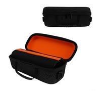 Wodsty Sac de rangement pour Xiaomi Sound Party Pro, étui de protection en EVA et tissu, plusieurs options de transport, 29 x 12 x 12 cm, noir orange