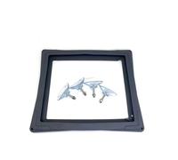 Wodsty Starlink Coque de protection en silicone pour Mini avec 4 ventouses, housse antidérapante en gel de silice 31 x 27 x 2,5 cm, pour camping-car, yacht, bus, rouge, jaune, gris