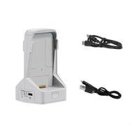 Wodsty Station de charge rapide pour DJI Flip, hub de charge à 2 voies avec fonction banque d'alimentation, manager de batterie sûr avec protection contre les surcharges, compact et robuste (two-way1)