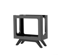 Wodsty Support de haut-parleur en acrylique pour JBL GO3/GO4, support rétro élégant avec système à quatre pieds, compact et antidérapant, noir