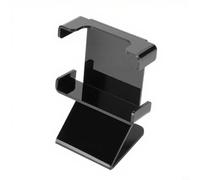Wodsty Support de haut-parleur solide en acrylique pour JBL Go 5 et Go 4, support de table élégant pour améliorer le son, solution de bureau peu encombrante en noir ou transparent (noir)
