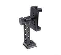 Wodsty Support de téléphone universel en métal, rotatif à 360°, compatible avec les trépieds arca-swiss avec montage à sabot froid pour vlogging et création de contenu