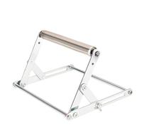 Wodsty Support d'établi pliable réglable en métal pour scie à table et machine de découpe, hauteur 25-145 mm, argenté