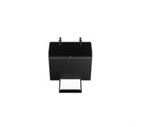 Wodsty Support mural noir pour accessoires de jeu - Compatible avec les manettes PS5 et PS4 ainsi que les casques avec compartiment de rangement