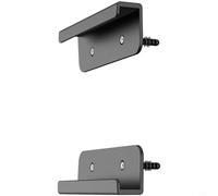 Wodsty Support mural stable pour appareils mobiles, montage possible avec bandes adhésives ou vis, solution peu encombrante, noir