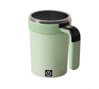 Wodsty Tasse mélangeur électrique en acier inoxydable ABS 350 ml (vert) | Boîtier en ABS robuste, intérieur en acier inoxydable 304, passe au lave-vaisselle non, recommandé