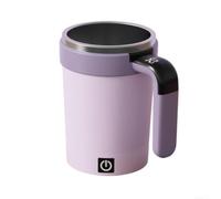 Wodsty Tasse mélangeur électrique en acier inoxydable ABS 350 ml (violet) | Boîtier en ABS robuste, intérieur en acier inoxydable 304, passe au lave-vaisselle non, recommandé